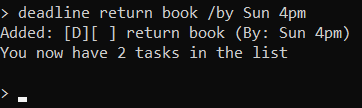deadline example