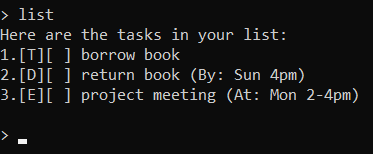 list example